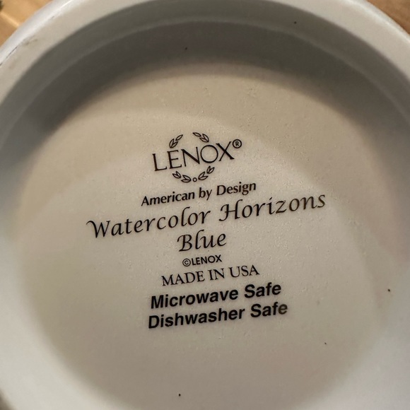 Lenox “ Watercolor Horizons Blue” Pitcher | 10” - Picture 5 of 6